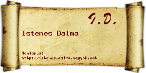 Istenes Dalma névjegykártya